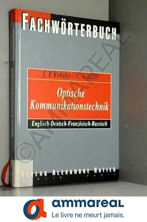 Bild des Verkufers fr Dictionary of Optical Communication Engineering zum Verkauf von Ammareal