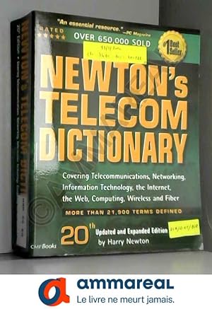 Bild des Verkufers fr Newton's Telecom Dictionary zum Verkauf von Ammareal