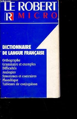 Image du vendeur pour Le micro-robert poche - dictionnaire d'apprentissage de la langue franaise mis en vente par Le-Livre