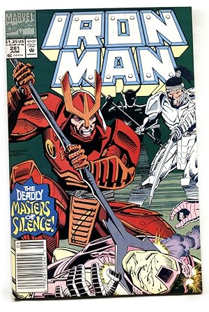 Image du vendeur pour Iron Man #281 1992- 1st WAR MACHINE ARMOR- comic book mis en vente par DTA Collectibles