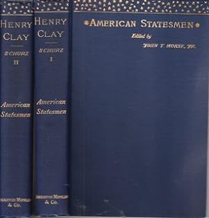 Bild des Verkufers fr Life of Henry Clay (American Statesmen, Two Volume set) zum Verkauf von Never Too Many Books