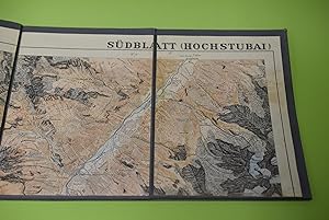 Karte der Stubaier-Alpen; Teil: Südbl. [= Bl. 1]., Hochstubai
