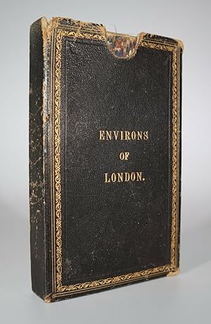 Bild des Verkufers fr ENVIRONS OF LONDON [Folding Linen Backed Map - 53.3 x 51cm - 21 x 20 Inches approximately each sheet] zum Verkauf von Louis88Books (Members of the PBFA)