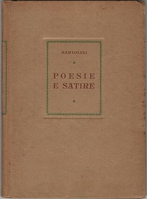 Poesie e satire. Edizione di 2000 esemplari numerati.