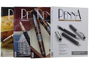 PENNA. Fountain Pens & Lifestyle - 4 riviste Anno 2010: N. 92 - 93 - 94 - 95. Come nuove.: