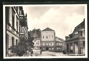 Ansichtskarte Kyllburg, Hotel zum Stern von der Hochstrasse aus gesehen