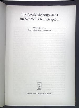 Image du vendeur pour Die Confessio Augustana im kumenischen Gesprch. mis en vente par books4less (Versandantiquariat Petra Gros GmbH & Co. KG)