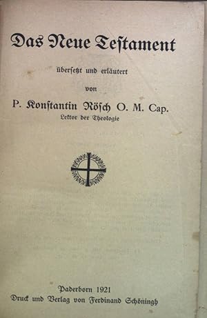 Bild des Verkufers fr Das neue Testament. zum Verkauf von books4less (Versandantiquariat Petra Gros GmbH & Co. KG)