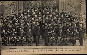 Ansichtskarte / Postkarte Musique de la Garde Republicaine, Chef M. Pierre Dupont, Felicien Foret