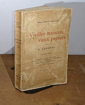 Bild des Verkufers fr PARIS REVOLUTIONNAIRE, VIEILLES MAISONS, VIEUX PAPIERS.5E SERIE zum Verkauf von Livres 113