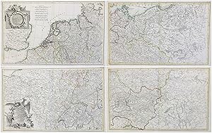 Bild des Verkufers fr "Carte de L'Empire D'Alemagne avec les Etats de Boheme. / Dediee et Presentee a S. E. Monseigueur J. D. Almoreau Tiepolo." - Deutschland Deutsches Reich Germany Polen Polska sterreich Bhmen Czech Austria Pommern Preuen Hungary Ungarn Ostpreuen Westpreuen Karte map zum Verkauf von Antiquariat Steffen Vlkel GmbH