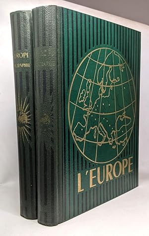 Imagen del vendedor de L'Europe - gographie en deux volumes TOME 1 + TOME 2 trois parties - 2 volumes a la venta por crealivres