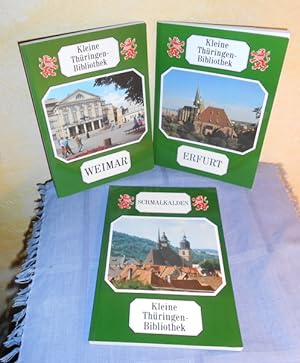 Kleine Thüringen-Bibliothek: Erfurt + Schmalkalden + Weimar (3 Bände)
