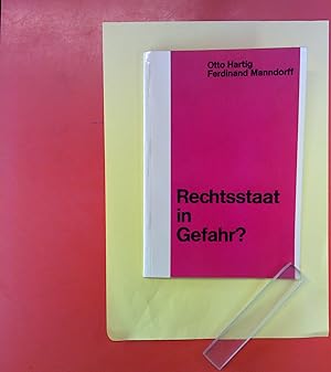 Imagen del vendedor de Rechtsstaat in Gefahr? a la venta por biblion2