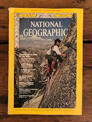 Seller image for National Geographic Volume 145, Nr. 6: Unfamiliar glories of West, and the other Yosmithe, climbing half dome,. for sale by Antiquariat Liber Antiqua