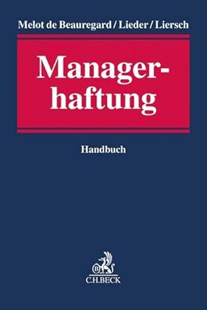 Seller image for Managerhaftung : Handbuch for sale by AHA-BUCH GmbH