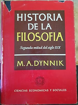 HISTORIA DE LA FILOSOFIA. TOMO IV: SEGUNDA MITAD DEL SIGLO XIX.