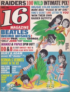 16 Magazine August 1966