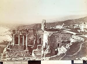 Seller image for Albumina originale Taormina Teatro Greco Fotografo giovanni Crupi 1880 ca for sale by Studio bibliografico De Carlo