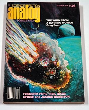 Bild des Verkufers fr ANALOG Science Fiction/ Science Fact: October, Oct. 1978 ("The Wind from a Burning Woman"; "Stardance II") zum Verkauf von Preferred Books