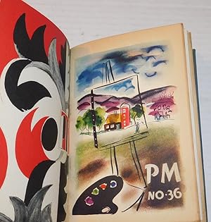 Seller image for PM: AN INTIMATE JOURNAL FOR PRODUCTION MANAGERS, ART DIRECTORS AND THEIR ASSOCIATES". Volume 3, Nos. 1 through 12. (12 issues bound in one volume). for sale by Blue Mountain Books & Manuscripts, Ltd.