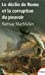 Seller image for Le d ©clin de Rome et la corruption du pouvoir (French Edition) [FRENCH LANGUAGE] Mass Market Paperback for sale by booksXpress