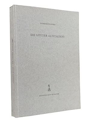 Die Götter Altitaliens : (Reihe: Fontes et Commentationes, Heft 3)