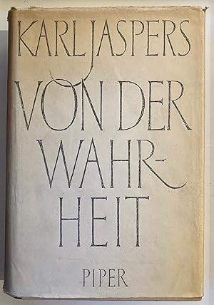 Von der Wahrheit [Philosophische Logik. Erster Band]