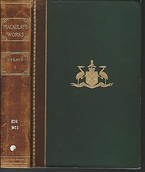 Image du vendeur pour The Miscellaneous Works of Lord Macaulay, Vol. I mis en vente par MyLibraryMarket