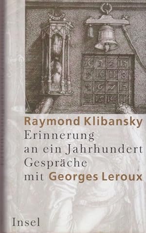 Seller image for Erinnerung an ein Jahrhundert. Gesprche mit Georges Leroux. for sale by Altstadt Antiquariat Goslar