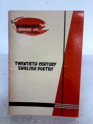 Image du vendeur pour Twentieth Century English Poetry mis en vente par World of Rare Books