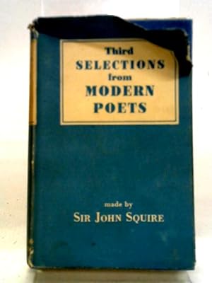 Imagen del vendedor de Third Selections From Modern Poets a la venta por World of Rare Books