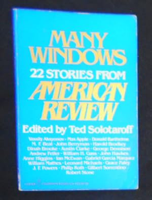 Image du vendeur pour Many Windows: 22 Stories from American Review; Edited by Ted Solotaroff mis en vente par Classic Books and Ephemera, IOBA