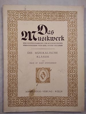 Bild des Verkufers fr Das Musikwerk - Die musikalische Klassik. zum Verkauf von KULTur-Antiquariat