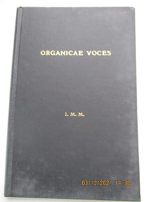 Imagen del vendedor de Organicae Voces. Festschrift Joseph Smits van Waesberghe, angeboten anlsslich seines 60. Geburtstages 18. April 1961. a la venta por The Cornish Bookworm