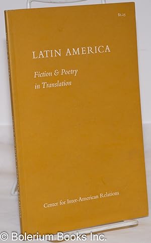 Seller image for Latin America Fiction and Poetry in Translation for sale by Bolerium Books Inc.