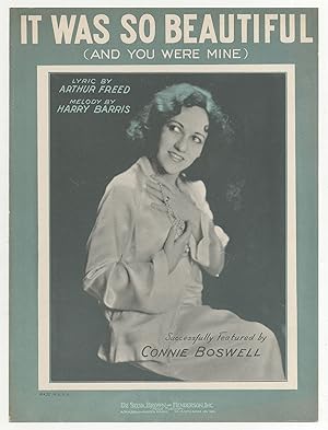 Seller image for [Sheet Music]: It Was So Beautiful (And You Were Mine) for sale by Between the Covers-Rare Books, Inc. ABAA