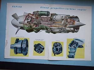 Napier Eland Propeller-turbine engine. Publication No. 187.