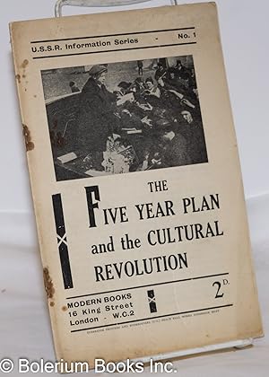 Seller image for The five year plan and the cultural revolution for sale by Bolerium Books Inc.