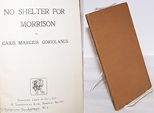 No Shelter for Morrison [a play]