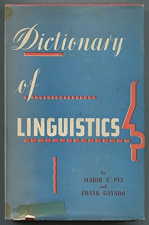 Bild des Verkufers fr Dictionary of Linguistics zum Verkauf von Between the Covers-Rare Books, Inc. ABAA