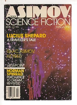 Seller image for ISAAC ASIMOV'S SCIENCE FICTION - Volume 8, number 7 - July 1984 for sale by Bookfever, IOBA  (Volk & Iiams)
