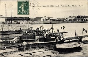 Image du vendeur pour Ansichtskarte / Postkarte La Pallice Rochelle Charente Maritime, Poste des Sous Marins, Franzsische U Boote mis en vente par akpool GmbH