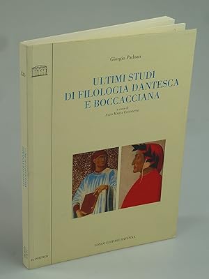 Bild des Verkufers fr Ultimi studi di filologia dantesca e boccacciana. zum Verkauf von Antiquariat Dorner