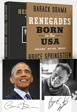 Imagen del vendedor de Barack Obama, Bruce Springsteen "RENEGADES: BORN IN THE USA" Signed Deluxe Limited Edition, Slipcased [Sealed] a la venta por veryfinebooks