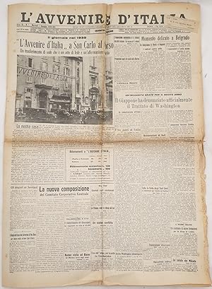 L'AVVENIRE D'ITALIA MARTEDI 1 GENNAIO 1935,