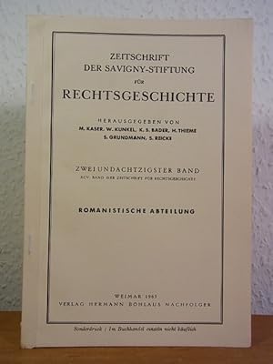 Bild des Verkufers fr Ein Fremdkrper im athenischen Recht des 4. Jahrhunderts v. Chr. [Sonderdruck] zum Verkauf von Antiquariat Weber