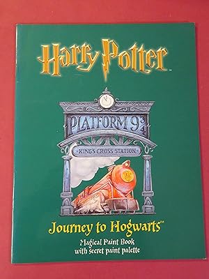 Bild des Verkufers fr Harry Potter Journey to Hogwarts: Magical Paint Book with Secret Paint Palette zum Verkauf von Book Bar Wales