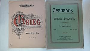 Image du vendeur pour Music for Piano by Grieg and Granados; Wedding Day at Troldhaugen and Andaluza (Danzas Espanolas) mis en vente par Goldstone Rare Books