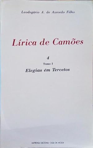 LÍRICA DE CAMÕES, 4. TOMO I.
